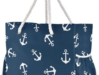 Large Beach Shoulder Bags Canvas Tote Water Resistant for Gym Travel Daily