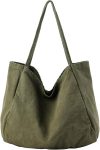 Canvas Tote Bag for Women Large  Shoulder Bag for Work Travel Casual Message Bag Tote Purse handbags