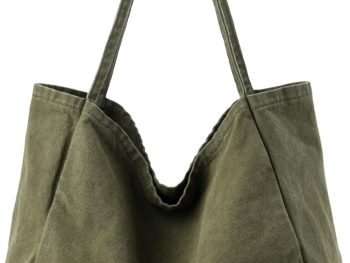 Canvas Tote Bag for Women Large  Shoulder Bag for Work Travel Casual Message Bag Tote Purse handbags