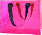 Holographic PVC Beach Bag Waterproof - 18×13×6inch Large Clear Tote for Women Men Pool Travel Sandproof Carry All