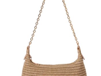 Women's Straw Woven Beach Bag Summer Vacation Shoulder Purse