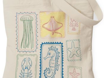 Aesthetic Canvas Tote Bag, Cute Reusable Bags for Women with Inner Pocket