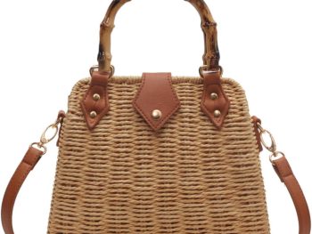 Cross Body Handbags for Women Straw Woven Beach Bag 2026 Summer Handmade Purses Wicker Rattan Bag Holiday
