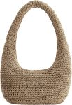 Straw Beach Bag for Women, Summer Tote Bag for Vacation,  Shoulder Bag for Beach Wedding Travel